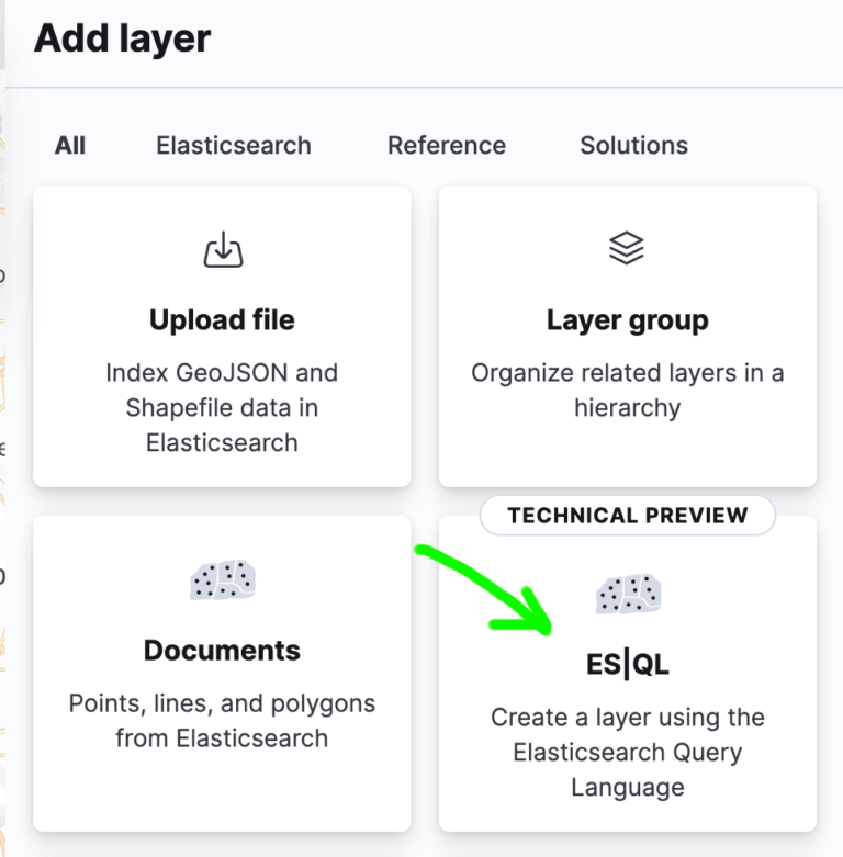 adding ES|QL data in maps layer in kibana