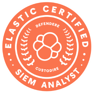 Elastic Certified SIEM Analyst Badge